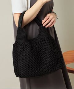 ITS'DEMO / イッツデモ トートバッグ | コード編みラウンドトート