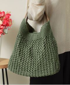 ITS'DEMO / イッツデモ トートバッグ | コード編みラウンドトート