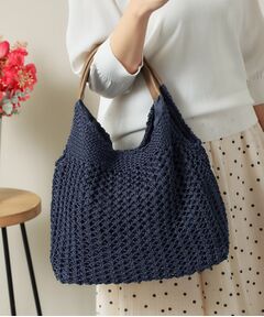 ITS'DEMO / イッツデモ トートバッグ | コード編みラウンドトート