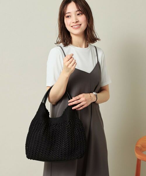 ITS'DEMO / イッツデモ トートバッグ | コード編みラウンドトート | 詳細3