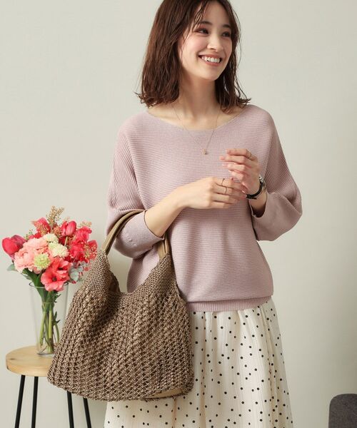 ITS'DEMO / イッツデモ トートバッグ | コード編みラウンドトート | 詳細7