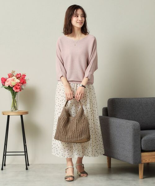 ITS'DEMO / イッツデモ トートバッグ | コード編みラウンドトート | 詳細8