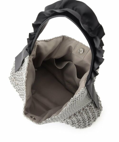 ITS'DEMO / イッツデモ トートバッグ | コード編みフリルワンハンドルトート | 詳細14