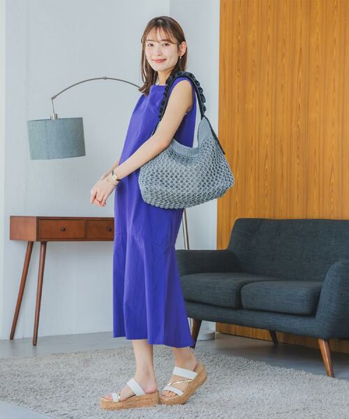 ITS'DEMO / イッツデモ トートバッグ | コード編みフリルワンハンドルトート | 詳細19