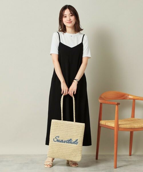 ITS'DEMO / イッツデモ トートバッグ | 雑材サガラ刺繍フラットトート | 詳細4