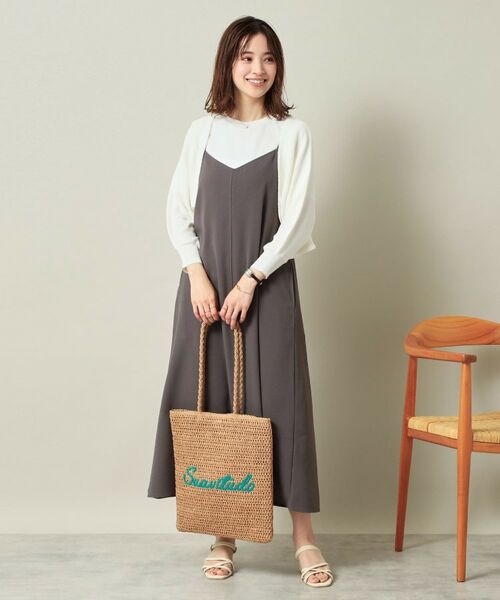 ITS'DEMO / イッツデモ トートバッグ | 雑材サガラ刺繍フラットトート | 詳細6