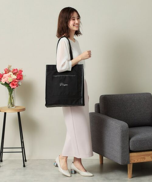 ITS'DEMO / イッツデモ トートバッグ | 【推し活/A4対応】合皮パイピングキャンバストート | 詳細2