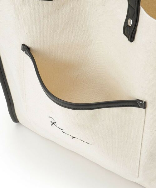ITS'DEMO / イッツデモ トートバッグ | 【推し活/A4対応】合皮パイピングキャンバストート | 詳細22
