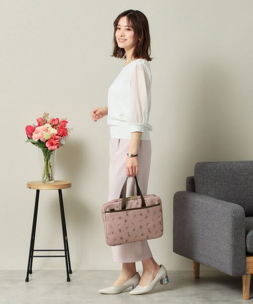 ITS'DEMO / イッツデモ トートバッグ | 【3WAY／9ポケット／通勤】花柄PCトート | 詳細4