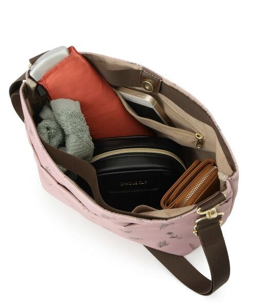 ITS'DEMO / イッツデモ ショルダーバッグ | 【2WAY】花柄バッグインバッグ | 詳細18