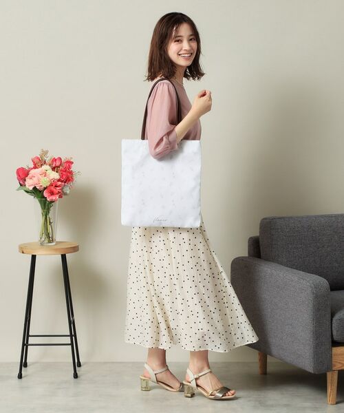 ITS'DEMO / イッツデモ トートバッグ | 【A4対応】花柄薄マチトート | 詳細1