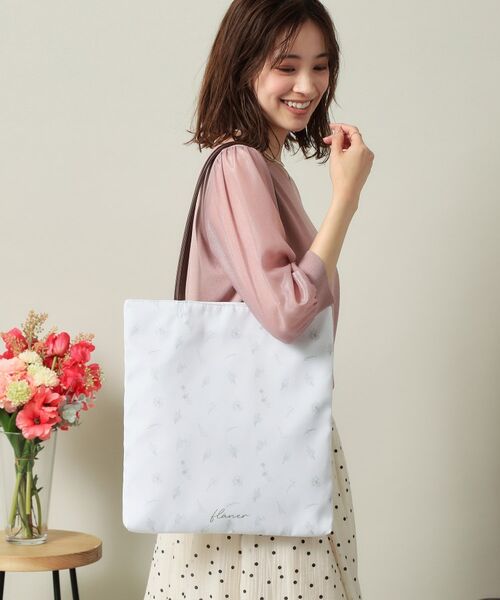 ITS'DEMO / イッツデモ トートバッグ | 【A4対応】花柄薄マチトート | 詳細2