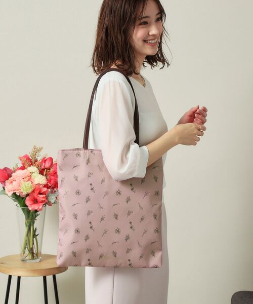 ITS'DEMO / イッツデモ トートバッグ | 【A4対応】花柄薄マチトート | 詳細3