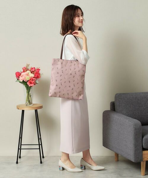 ITS'DEMO / イッツデモ トートバッグ | 【A4対応】花柄薄マチトート | 詳細4