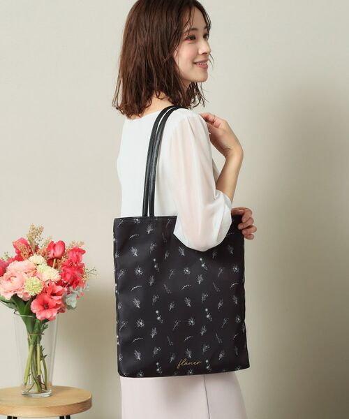 ITS'DEMO / イッツデモ トートバッグ | 【A4対応】花柄薄マチトート | 詳細5