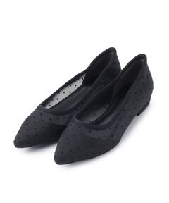 ITS'DEMO / イッツデモ パンプス | 【M・Lサイズ展開】ドットチュールパンプス