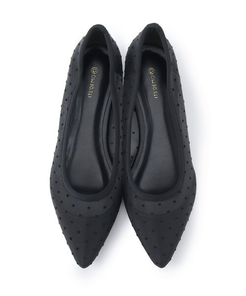 ITS'DEMO / イッツデモ パンプス | 【M・Lサイズ展開】ドットチュールパンプス | 詳細4