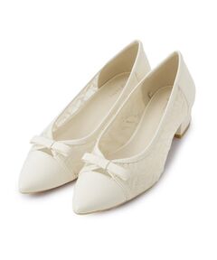 ITS'DEMO / イッツデモ パンプス | 【M・Lサイズ展開】レースパンンプス