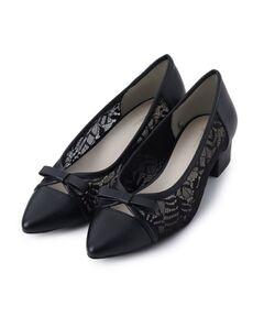 ITS'DEMO / イッツデモ パンプス | 【M・Lサイズ展開】レースパンンプス