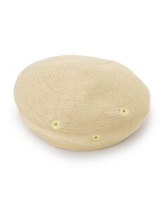 ITS'DEMO / イッツデモ ハンチング・キャスケット・ベレー帽 | 【手洗い可】フラワー刺繍サーモベレー帽