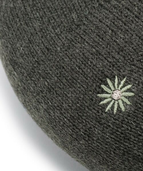 ITS'DEMO / イッツデモ ハンチング・キャスケット・ベレー帽 | 【手洗い可】フラワー刺繍サーモベレー帽 | 詳細6