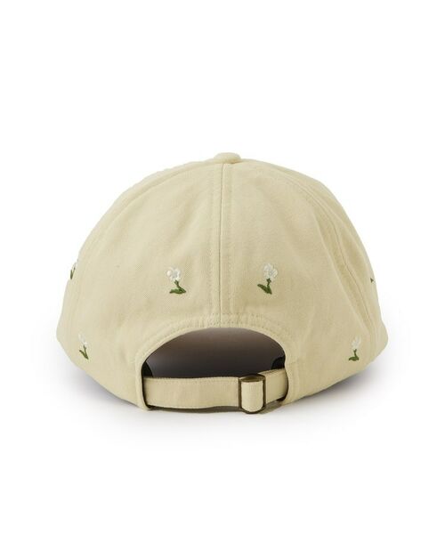 ITS'DEMO / イッツデモ キャップ | 【抗菌防臭／手洗い可／サイズ調整可】フラワー刺繍キャップ | 詳細2