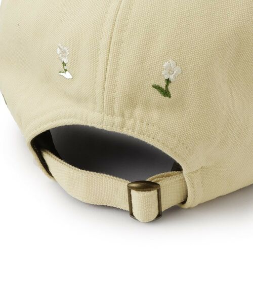 ITS'DEMO / イッツデモ キャップ | 【抗菌防臭／手洗い可／サイズ調整可】フラワー刺繍キャップ | 詳細6