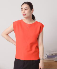 ITS'DEMO / イッツデモ ニット・セーター | 【清涼感／洗濯機OK】フレンチスリーブニット