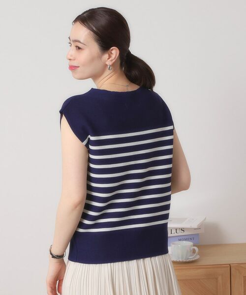 ITS'DEMO / イッツデモ ニット・セーター | 【清涼感／洗濯機OK】フレンチスリーブニット | 詳細16