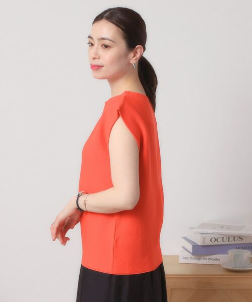 ITS'DEMO / イッツデモ ニット・セーター | 【清涼感／洗濯機OK】フレンチスリーブニット | 詳細24