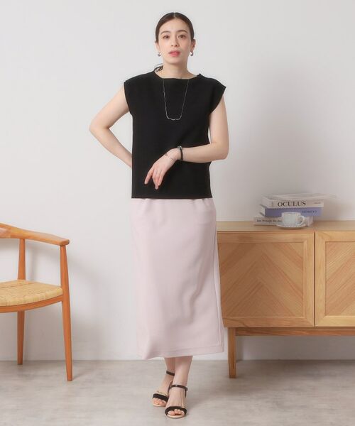 ITS'DEMO / イッツデモ ニット・セーター | 【清涼感／洗濯機OK】フレンチスリーブニット | 詳細9