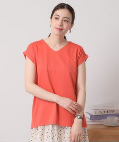 ITS'DEMO / イッツデモ カットソー | 【吸水速乾／洗濯機OK／洗濯後しわになりにくい】カットミラノVネックプルオーバー