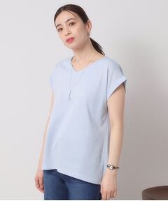 ITS'DEMO / イッツデモ カットソー | 【吸水速乾／洗濯機OK／洗濯後しわになりにくい】カットミラノVネックプルオーバー