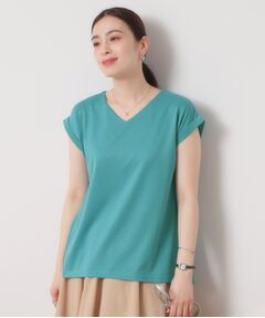 ITS'DEMO / イッツデモ カットソー | 【吸水速乾／洗濯機OK／洗濯後しわになりにくい】カットミラノVネックプルオーバー