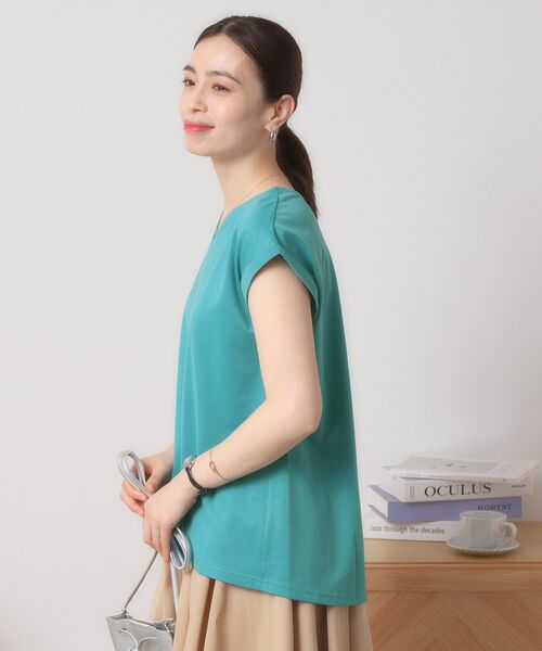 ITS'DEMO / イッツデモ カットソー | 【吸水速乾／洗濯機OK／洗濯後しわになりにくい】カットミラノVネックプルオーバー | 詳細19