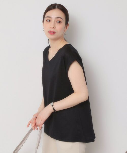 ITS'DEMO / イッツデモ カットソー | 【吸水速乾／洗濯機OK／洗濯後しわになりにくい】カットミラノVネックプルオーバー | 詳細8