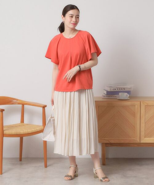 ITS'DEMO / イッツデモ カットソー | 【吸水速乾／洗濯機OK／洗濯後しわになりにくい】カットミラノタックプルオーバー | 詳細13