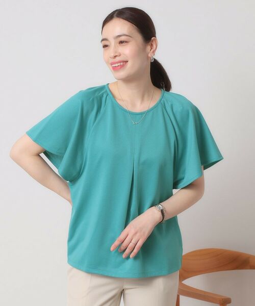 ITS'DEMO / イッツデモ カットソー | 【吸水速乾／洗濯機OK／洗濯後しわになりにくい】カットミラノタックプルオーバー | 詳細15