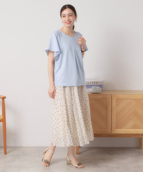 ITS'DEMO / イッツデモ カットソー | 【吸水速乾／洗濯機OK／洗濯後しわになりにくい】カットミラノタックプルオーバー | 詳細21