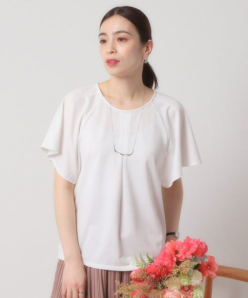 ITS'DEMO / イッツデモ カットソー | 【吸水速乾／洗濯機OK／洗濯後しわになりにくい】カットミラノタックプルオーバー | 詳細3