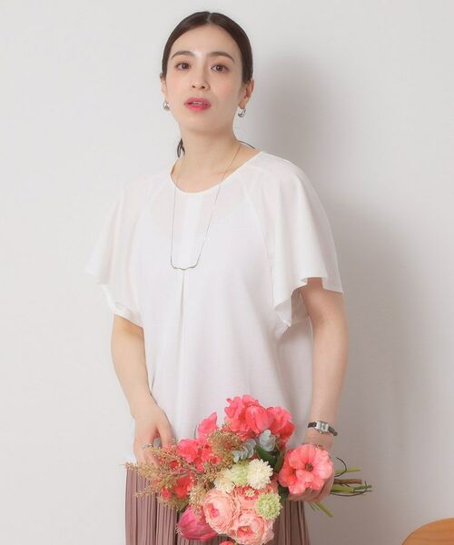 ITS'DEMO / イッツデモ カットソー | 【吸水速乾／洗濯機OK／洗濯後しわになりにくい】カットミラノタックプルオーバー | 詳細4