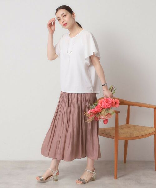 ITS'DEMO / イッツデモ カットソー | 【吸水速乾／洗濯機OK／洗濯後しわになりにくい】カットミラノタックプルオーバー | 詳細5