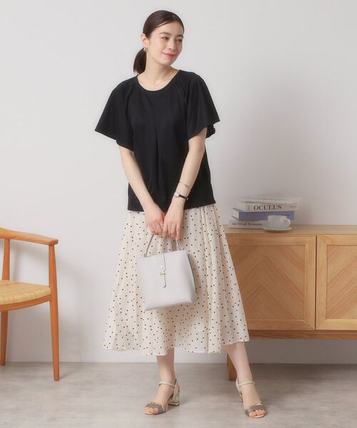 ITS'DEMO / イッツデモ カットソー | 【吸水速乾／洗濯機OK／洗濯後しわになりにくい】カットミラノタックプルオーバー | 詳細9