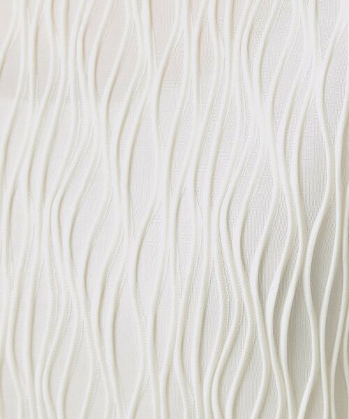 ITS'DEMO / イッツデモ カットソー | 【洗濯機OK】ジャカード5分袖プルオーバー | 詳細4