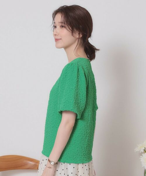 ITS'DEMO / イッツデモ カットソー | 【手洗い可】ふくれジャカードプルオーバー | 詳細14