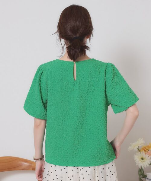 ITS'DEMO / イッツデモ カットソー | 【手洗い可】ふくれジャカードプルオーバー | 詳細15