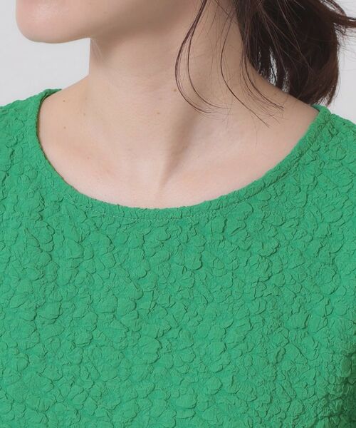 ITS'DEMO / イッツデモ カットソー | 【手洗い可】ふくれジャカードプルオーバー | 詳細16