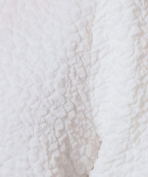 ITS'DEMO / イッツデモ カットソー | 【手洗い可】ふくれジャカードプルオーバー | 詳細4