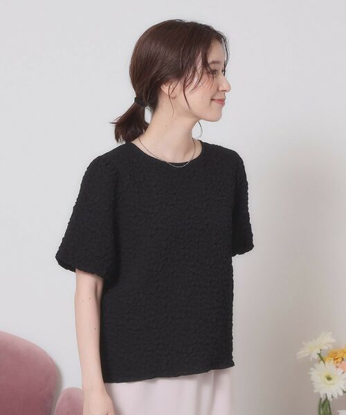 ITS'DEMO / イッツデモ カットソー | 【手洗い可】ふくれジャカードプルオーバー | 詳細5