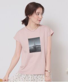 ITS'DEMO / イッツデモ Tシャツ | 【手洗い可】フォトフレンチTシャツ